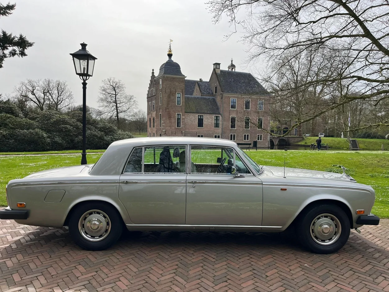 Rolls Royce Silver Shadow II trouwauto - luxe bruidsauto 1977 - R&R Trouwauto's Nijmegen